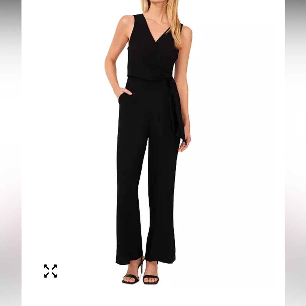 NWT CeCe Rich Black Jumpsuit